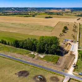 Vue par drone de la ZRDC de Barbonville