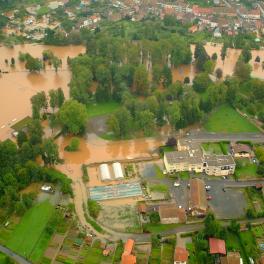 Inondations d'octobre 2006 à Baccarat (©DREAL Grand Est / 4 vents)