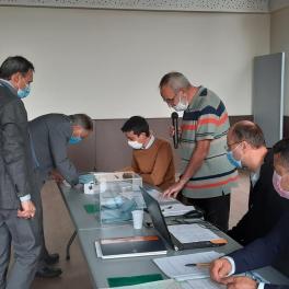 Tenue du bureau de vote