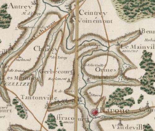 Tracé du Madon