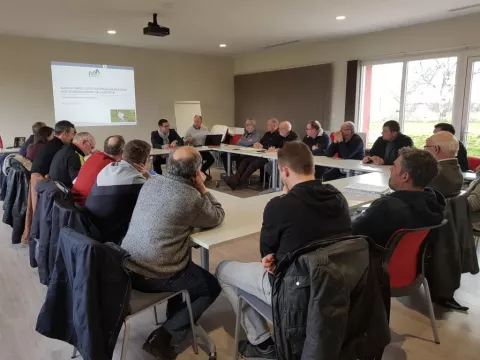 Réunion avec les agriculteurs à Moncel-les-Lunéville