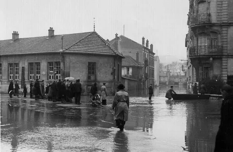 Crue de décembre 1947 - Nancy (Archives Est Republicain)