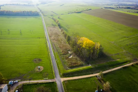 Barbonville : ouvrage construit par l'EPTB pour protéger un quartier de Damelevières
