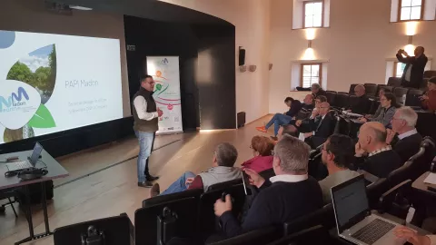 Le Président de l'EPTB présente le bilan du 1er PAPI